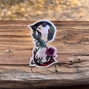 Sticker - Resonate 8 Glitter Logo